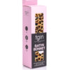 tgin cheetah soft slip free satin bonnet with wide band to eliminate discomfort.