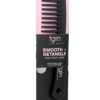 tgin black wide tooth comb for detangling