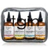 tgin Serum Pack with four assortments of hair, body and scalp oils for growth, scalp irritation, frizz and anti-breakage.